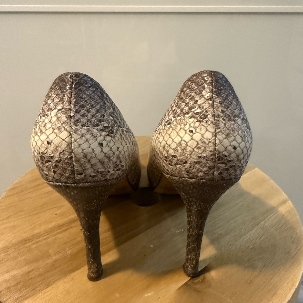 Kate Spade Snakeskin Patterned Heels - Picture 5 of 7